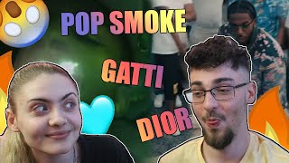 Me and my sister watch POP SMOKE - DIOR and GATTI (Official Music Videos) (Reaction)