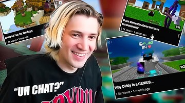 xQc reageert op de meest gestoorde Minecraft YouTuber die hij ooit heeft gezien
