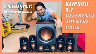 KLIPSCH 5.1 Reference Theatre Pack Unboxing || Klipsch R-100SW Subwoofer || Unboxing || Loki & Diana