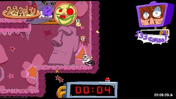 Pizza Tower - LAP HELL Hotfix Mod - Crust Cove Lap 5 P Rank