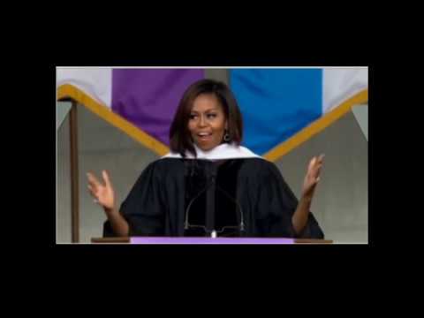 First Lady Michelle Obama at City College of New York 2016 Commencement Ceremony