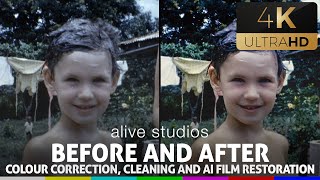 AI Cine Film Restoration Before and After (remastered in 2022) by Alive Studios 2,767 views 1 year ago 1 minute, 17 seconds