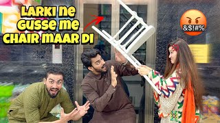 Larki Ne Gusse Me Chair Maar Di🤬| Mishkat Khan