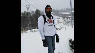 На сноуборде в Токсово + мое падение || snowboarding in Toksovo + my fall
