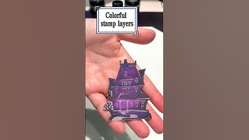 Colorful 🎨 Stamp Layering with Black Edges #distressink #timholtz #stamping