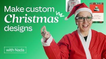 Make your own Christmas cards, gift tags, sweaters and calendars