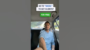 Try SKOOL to find high ticket clients 🔥 #freelancing #howtogetclients #freelancer #makemoneyonline