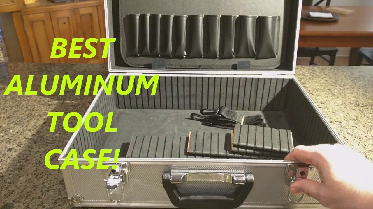TOP QUALITY Aluminum Tool Case Rugged Carrying Case Suitcase REVIEW