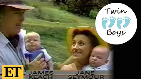 Jane Seymour's twins - first time on TV  [2.22]