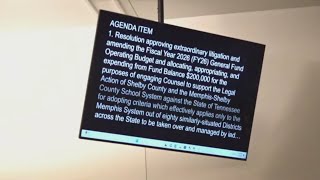 Shelby County Commission passes resolution to fund lawsuit against MSCS state oversight