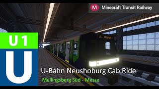 [Updated] Neushoburg U1 Cab Ride - Minecraft Transit Railway Mod #minecraft #minecrafttransitrailway