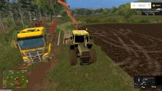 Winching 15m logs | Knaveswell Farm Extended | Farming Simulator 2015 | Episode 4