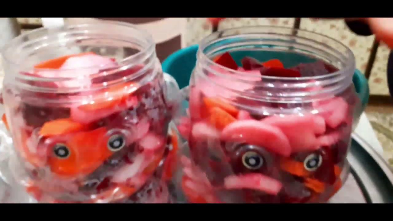 الطرشي الاحمر بطريقة مضبوطة