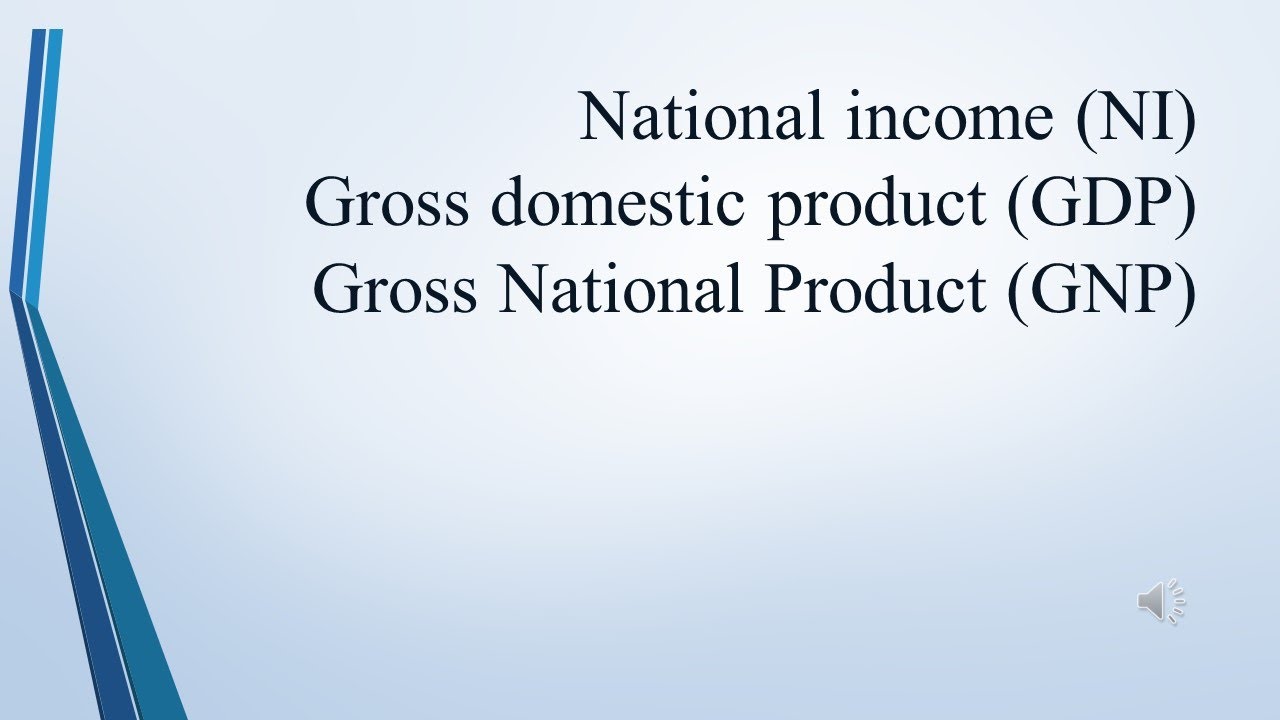 National income| NNP|GDP |GNP - YouTube