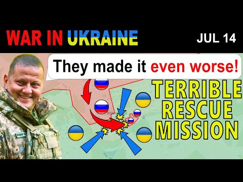 14 Jul: Russians Conduct a Suicidal River Crossing in a Desperate Attempt to Unblock Trapped Troops