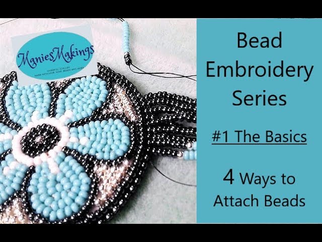 Embellishing your Bellini collar - how to sew beads onto fabric - A  Stitching Odyssey