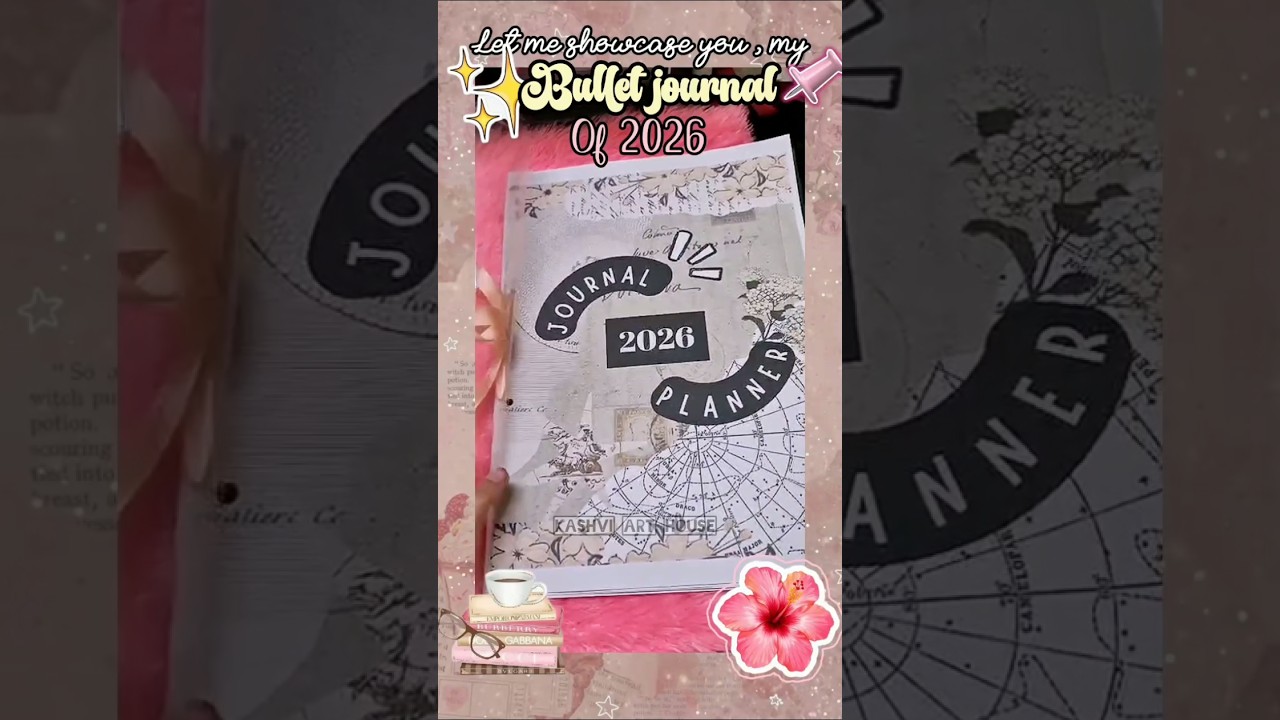 My 2026 Bullet Journal Planner Setup ✨📖🎀🤭🤌🏻 | Kashvi Art House | 