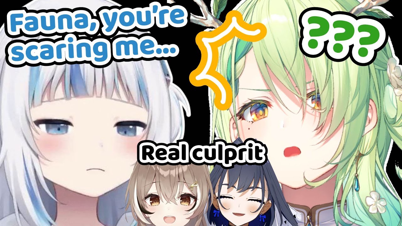 Mumei is Scaring Out Fauna and Gura Without Them Knowing It【Hololive EN】