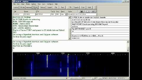 A PSK31 QSO PA3DMI - RA3YAO on 21.070 MHz