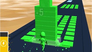 STACK COLORS 🏗🏃‍♂️💨 Gameplay Walkthrough Android, IOS Game (Part 9)