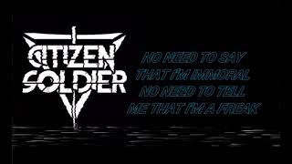 citizen soldier - who I am (lyrics)