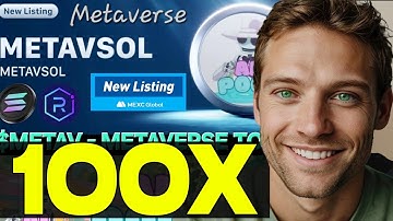 $METAV - How to Buy METAVERSE TOKEN on Solana, MEXC Global, Raydium
