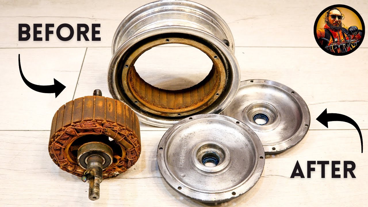 Electric Scooter Hub Motor Restoration