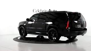 2007 CADILLAC ESCALADE ESV 6.2L BLK/BLK REAR ENT INFO PKG SOUND PKG 26