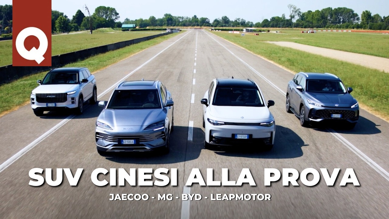 JAECOO 7 vs C10 vs MG HS vs SEAL U | Quattro SUV CINESI a CONFRONTO (sicurezza,consumi,qualità)