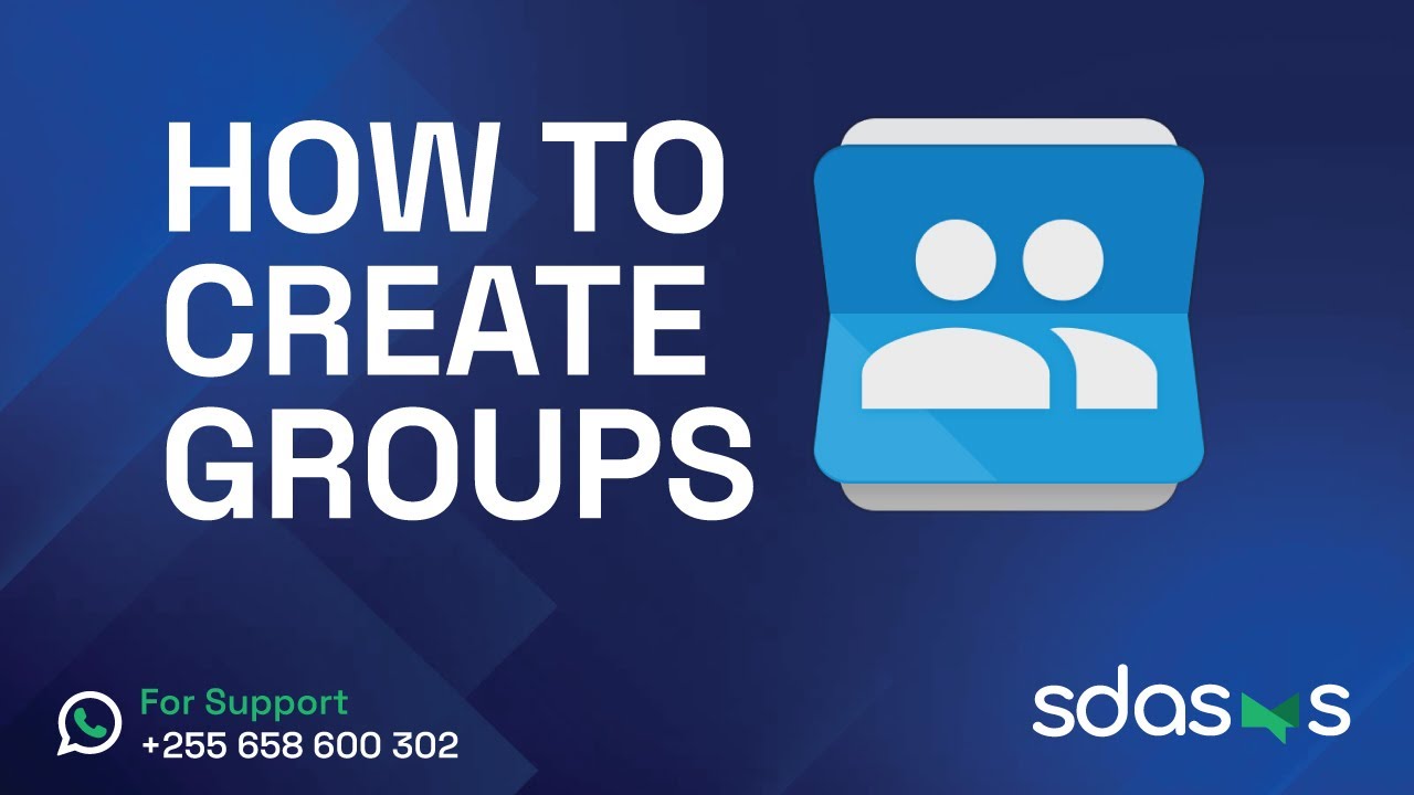 How To Create Group - YouTube