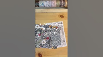 A Journal Entry: Make Your Life Art 🎨 #art #arttherapy #journal #journaling #craftastherapy #craft