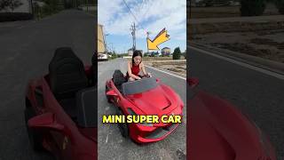 She bought mini super car