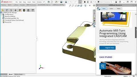 CAMWorks 2021Plus - TaskPane for Marketing