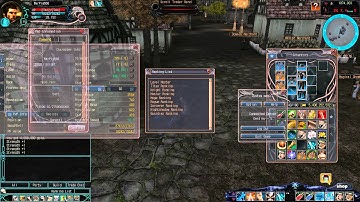 Last Chaos Destiny Red Clear Interface with Solid Blue