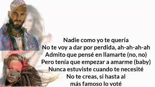 Lonely - Jennifer López & Maluma (Lyrical Video)