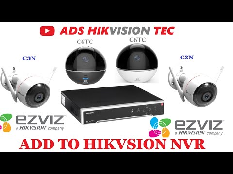 How to add Ezviz camera to Hikvision NVR. Add Ezviz camera to Hikvision NVR easy steps