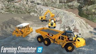 Timelapse👷‍♂️Multiplayer👷‍♂️Gameplay 🚧 Green Mountain Mine 🚧 Farming Simulator 22