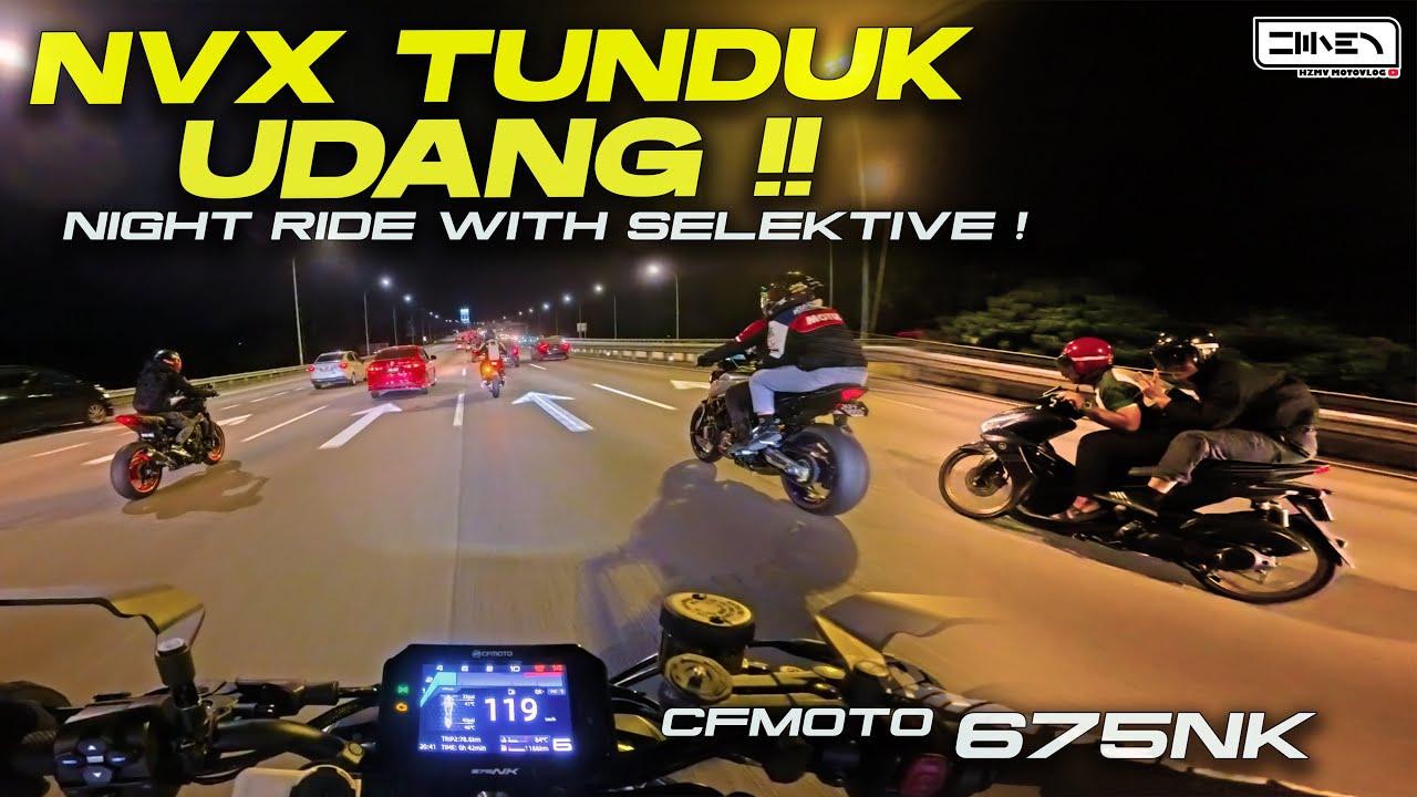 MACAM2 HAL BILA RIDE RAMAI2 NI, OTW BALIK KL ! CFMOTO 675 NK SR [4K]