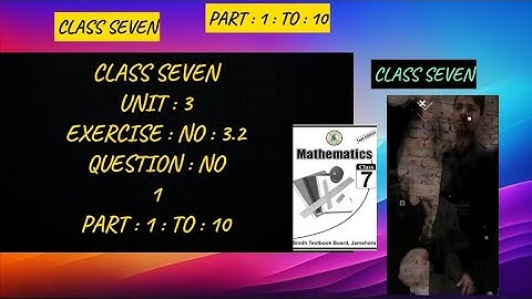 Decimal | unit 3 | Excercise 3.2 | class seven math | Excercise 3.2 question no 1 | #sindhtextbook