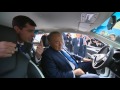 Президент Казахстана Нурсултан Назарбаев прокатился на электрокаре AllurGroup в Костанае