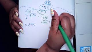 Simplifying radicals with Imaginary number #2