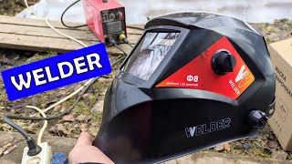 Сварочная маска хамелеон  WELDER ULTRA Ф8 Сварка ММА