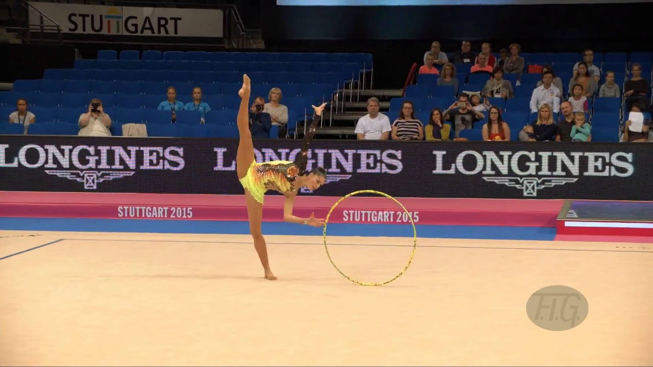 Carolina RODRIGUEZ (ESP) 2015 Rhythmic Worlds Stuttgart - Qualifications Hoop