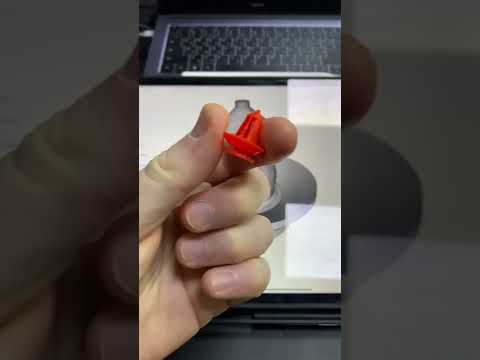 Клипсы для автомобиля из нейлона сделаны на 3d принтере