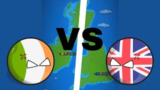 Irlandia VS Britania Raya - Worldbox Timelapse