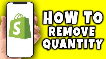 How To Remove Quantity In Shopify (2023)