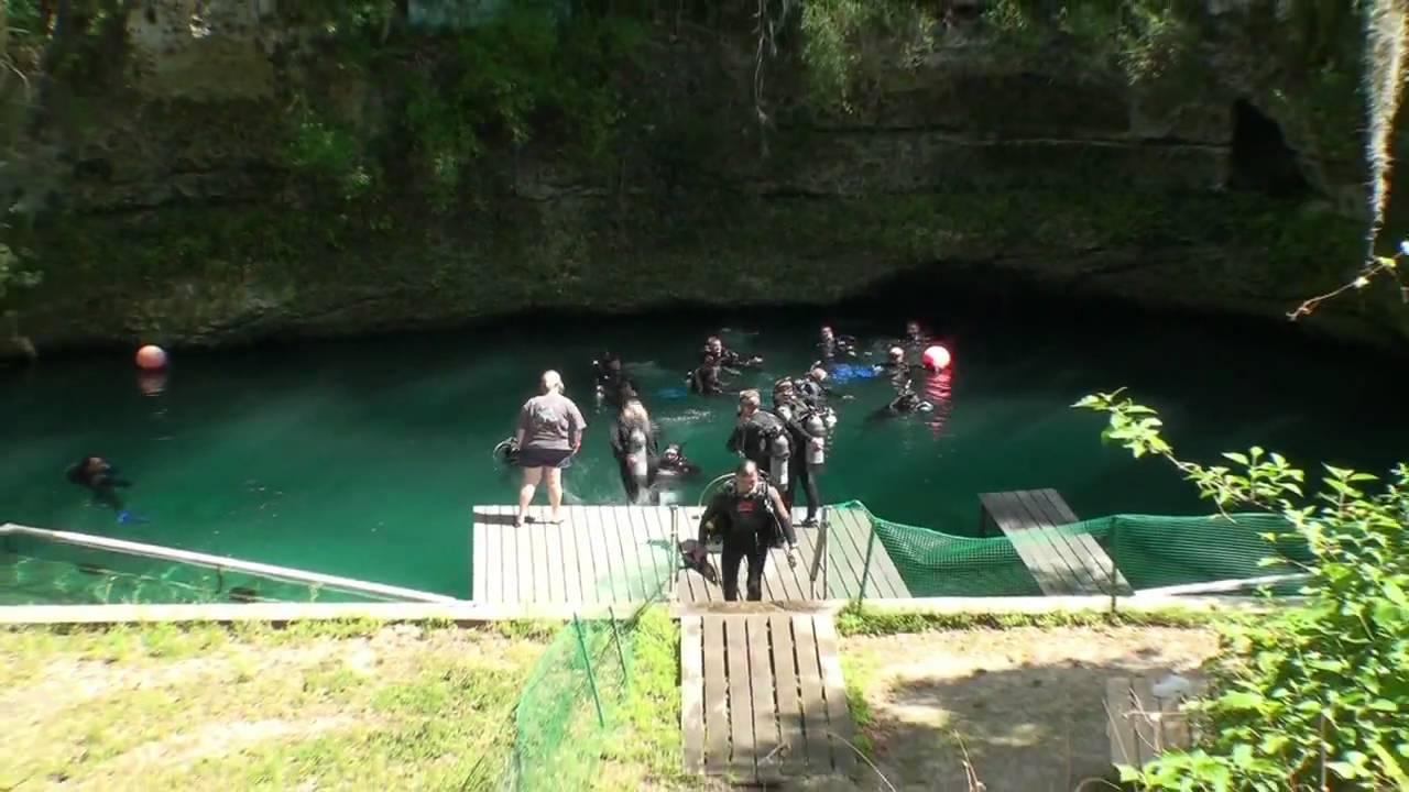 Scuba Dive Blue Grotto Springs Williston Florida YouTube