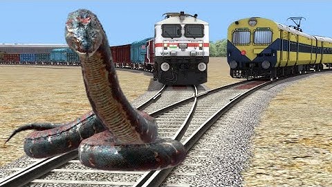 4 TRAINS CROSSING ON BUMPY FORKED RAILROAD CROSSING | Train Simulator 2022 #railroad