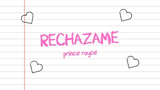 Rechazame - Prince Royce (Letra/Lyrics)