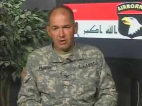 Iraq Briefing: Col. McBride